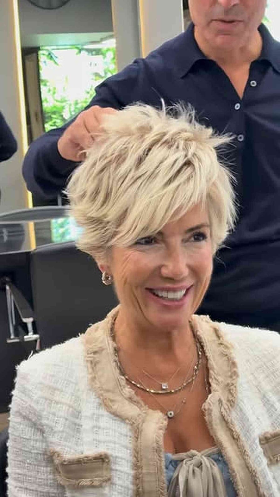 Ash Blonde Pixie With Choppy Layers — Classy Textured Pixie