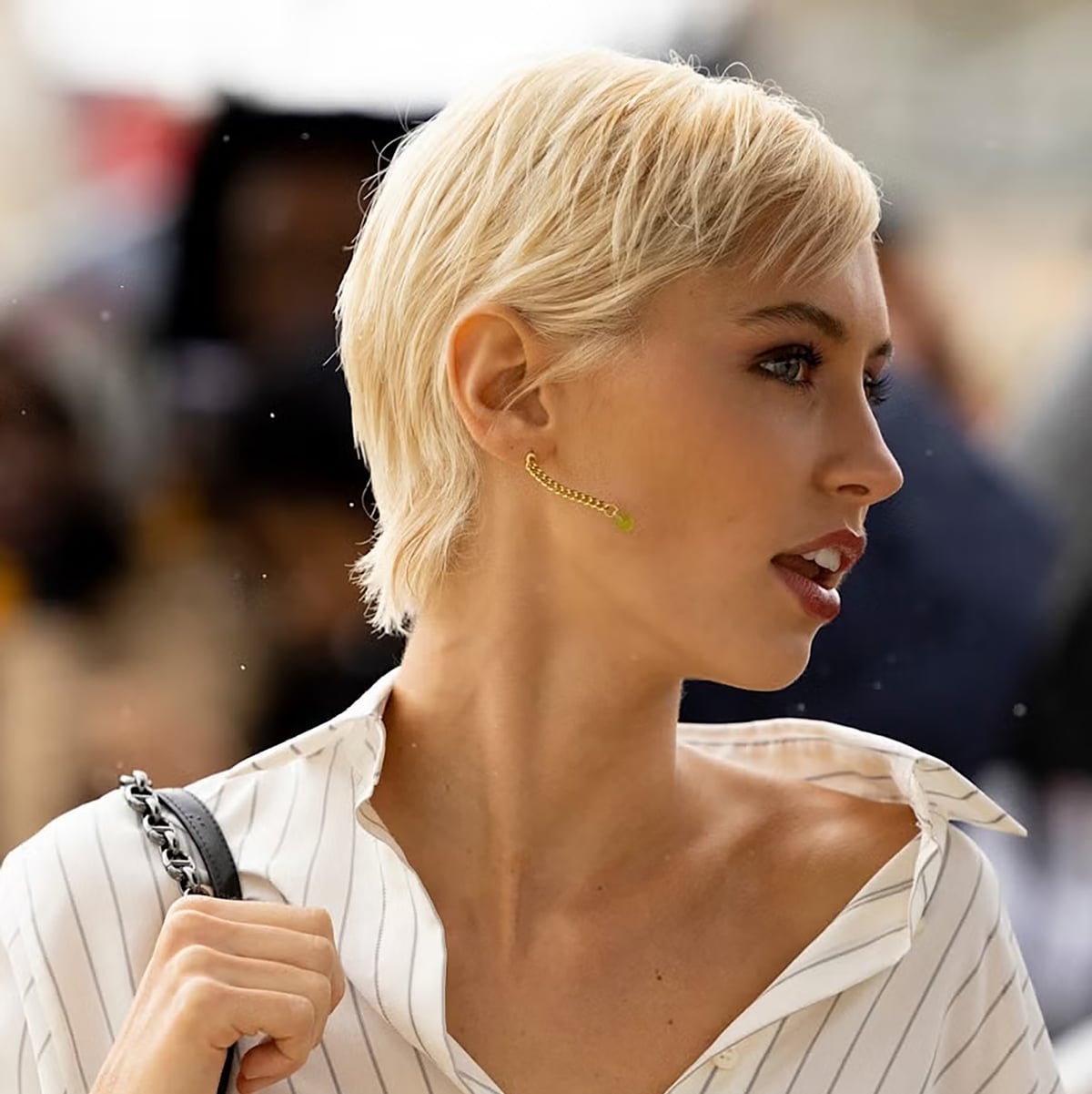 Short Ash Blonde Pixie With Tousled Texture Short Ash Blonde Pixie With Tousled Texture — Classy Thinning Hair