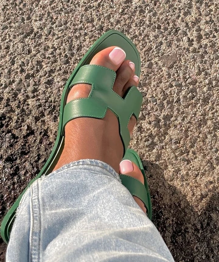 Classic French Short Square Toenails — Classy Toenail Colors
