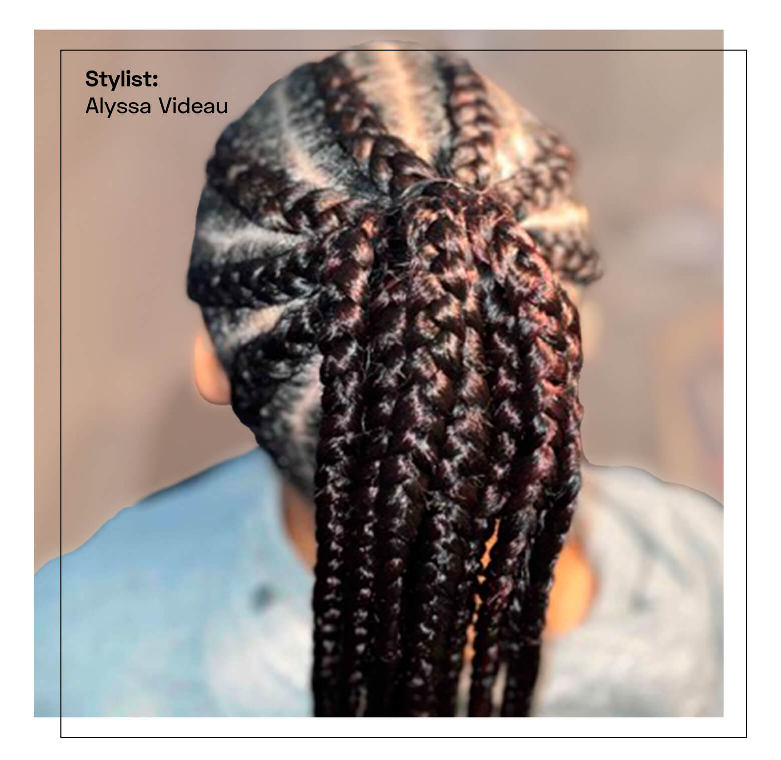 Cornrows With Blonde Highlights And Curly Ends, Middle — Classy Tribal Braids Hairstyles