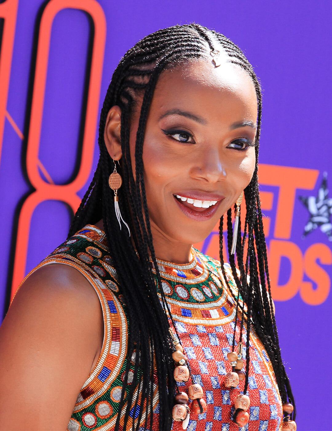 Cornrows Transitioning To Mid-Back Braids — Classy Tribal Braids Hairstyles