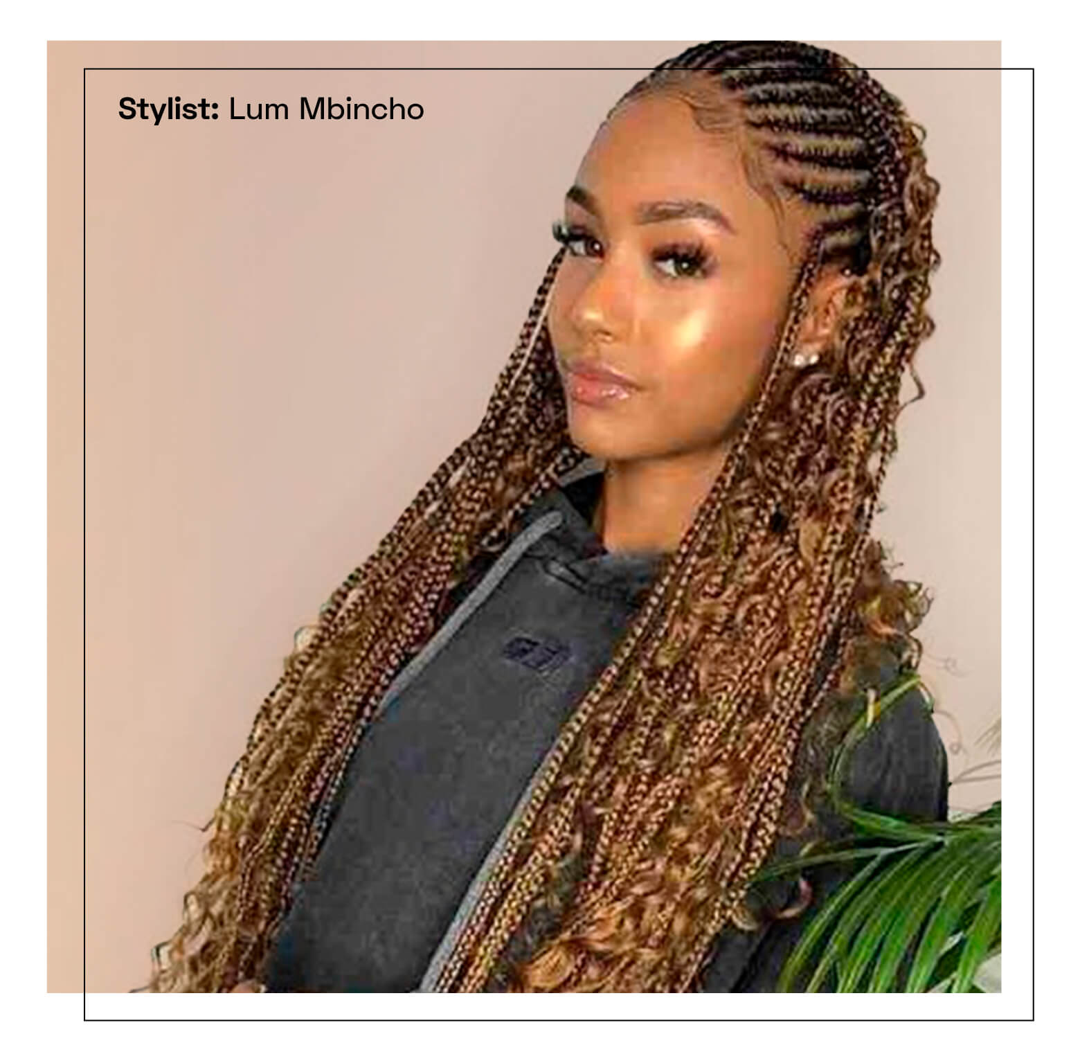 Cornrows With Blonde Highlights And Wavy Ends — Classy Tribal Braids Hairstyles