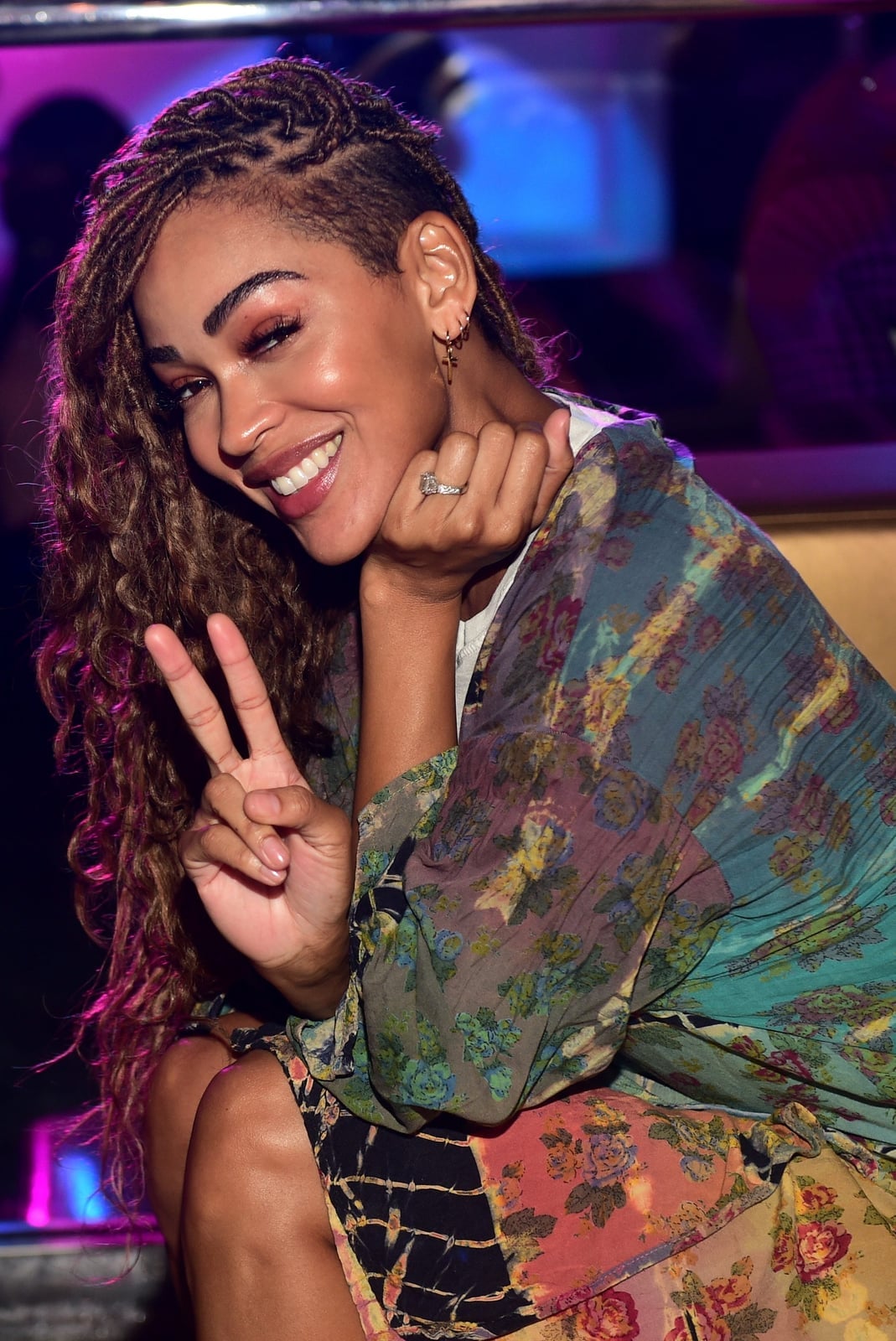 Dark Brown Twists With Gold Accessories — Classy Twist Hairstyles