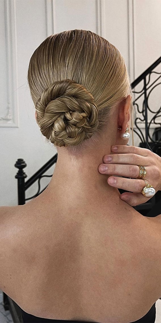 Sleek Blonde Twisted Bun — Classy Twisted Styles