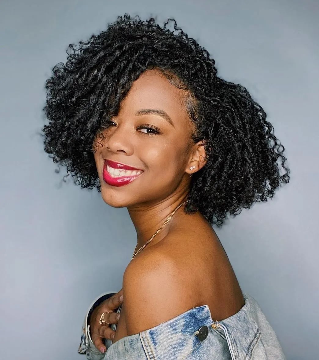 Ear Length Layered Twists Ear Length Layered Twists — Classy Two Strand Twists Natural Hair