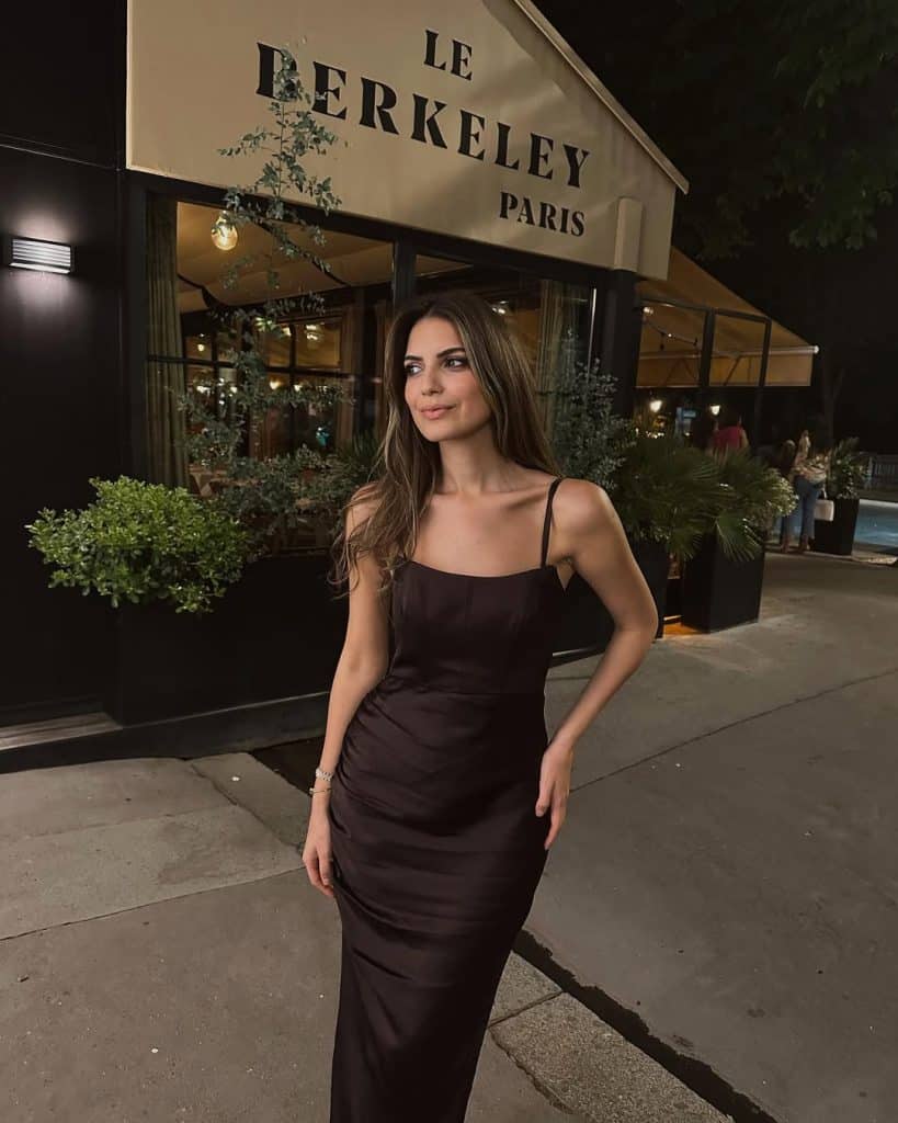 Ruched Satin Slip Dress for Sophisticated Evenings Ruched Satin Slip Dress for Sophisticated Evenings — Classy Under Outfits