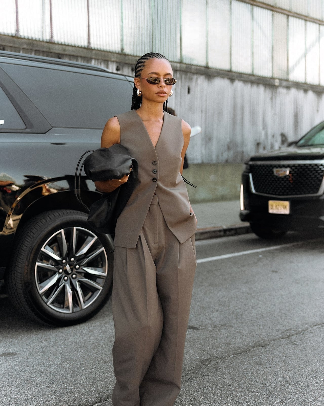Neutral Suiting Vest and Trousers for Modern Chic Neutral Suiting Vest and Trousers for Modern Chic — Classy Under Outfits