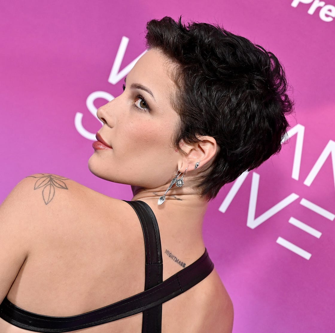 Textured Black Pixie With Undercut — Classy Undercut Hairstyles