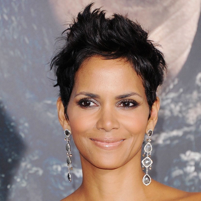 Black Pixie With Spiky Tousled Styling And Choppy Bangs Black Pixie With Spiky Tousled Styling And Choppy Bangs — Classy Undercut Pixie