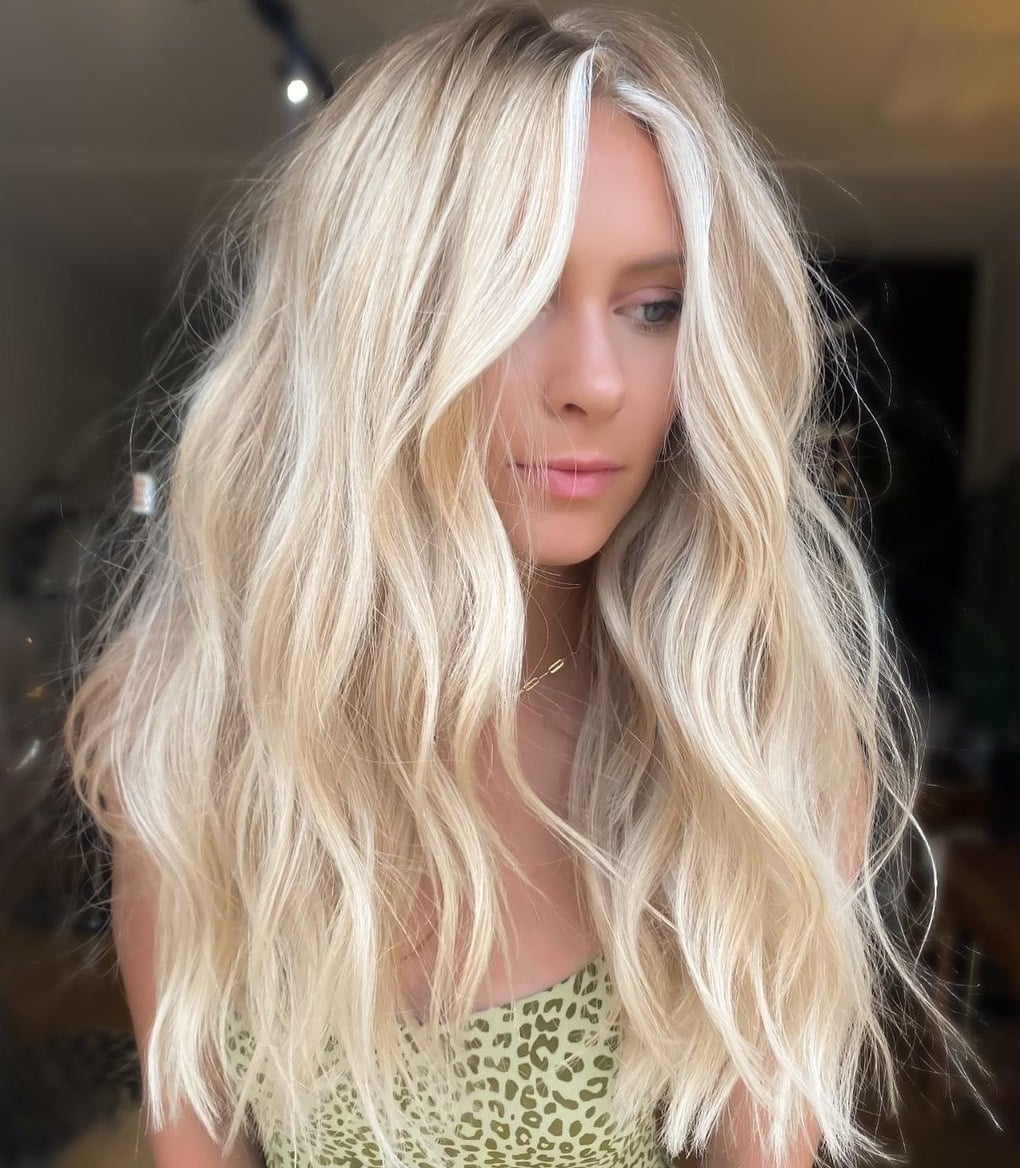 Shoulder Length Vanilla Blonde With Balayage Shoulder Length Vanilla Blonde With Balayage — Classy Vanilla Blonde