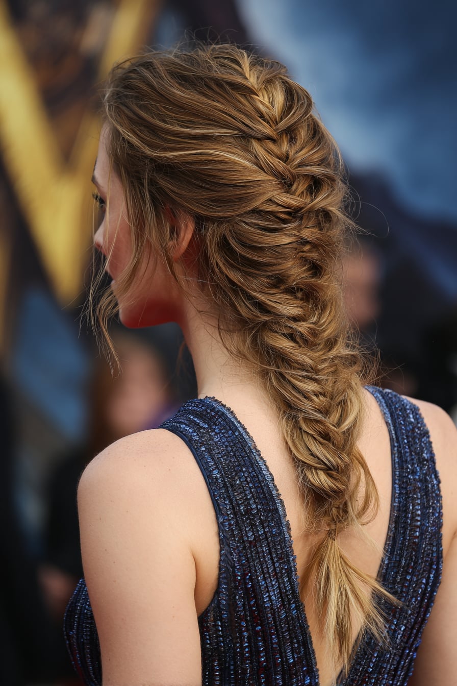 Blonde Fishtail Braid With Highlights Blonde Fishtail Braid With Highlights — Classy Viking Braids
