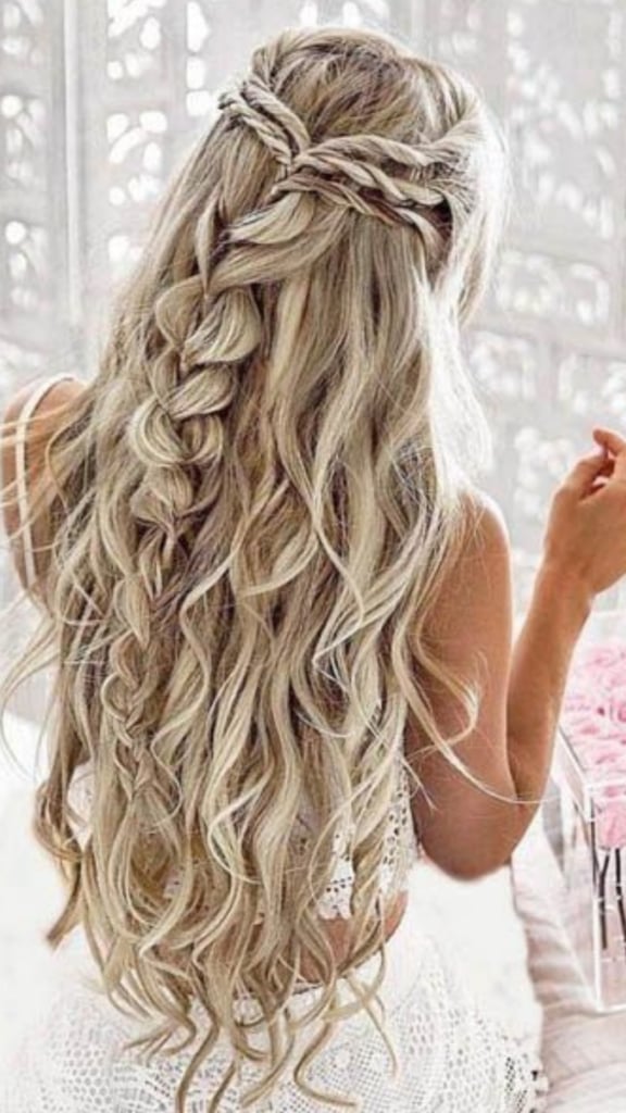 Ash Blonde Braided Crown With Curtain Bangs Ash Blonde Braided Crown With Curtain Bangs — Classy Viking Braids