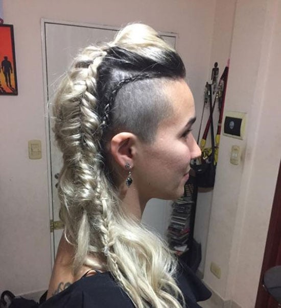 Blonde Undercut With Fishtail And Dutch Braids Blonde Undercut With Fishtail And Dutch Braids — Classy Viking Braids