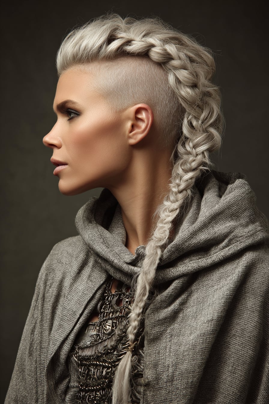 Dark Brown Collarbone Braids Dark Brown Collarbone Braids — Classy Viking Braids