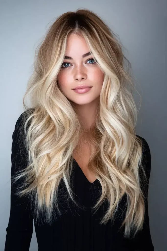 Ash Blonde Mid-Back With Voluminous Waves Ash Blonde Mid-Back With Voluminous Waves — Classy Volumizing Hair