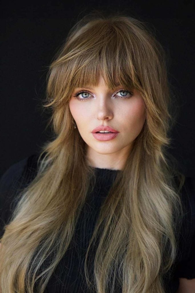 Long Ash Blonde Wolf Cut With Soft Waves Long Ash Blonde Wolf Cut With Soft Waves — Classy Wolf Cut