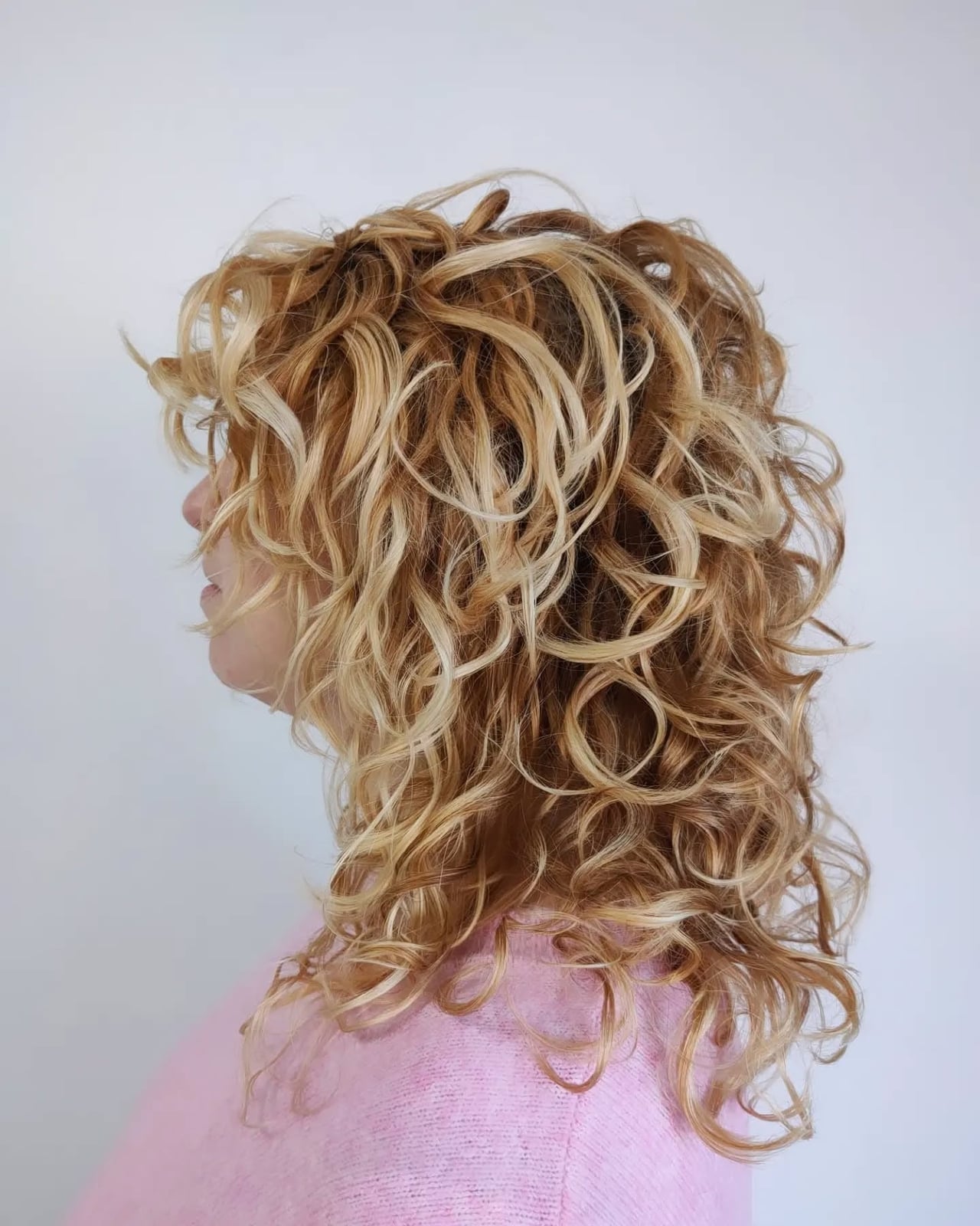 Collarbone Dark Brown Curly Wolf Cut Collarbone Dark Brown Curly Wolf Cut — Classy Wolf Cut Curly Hair
