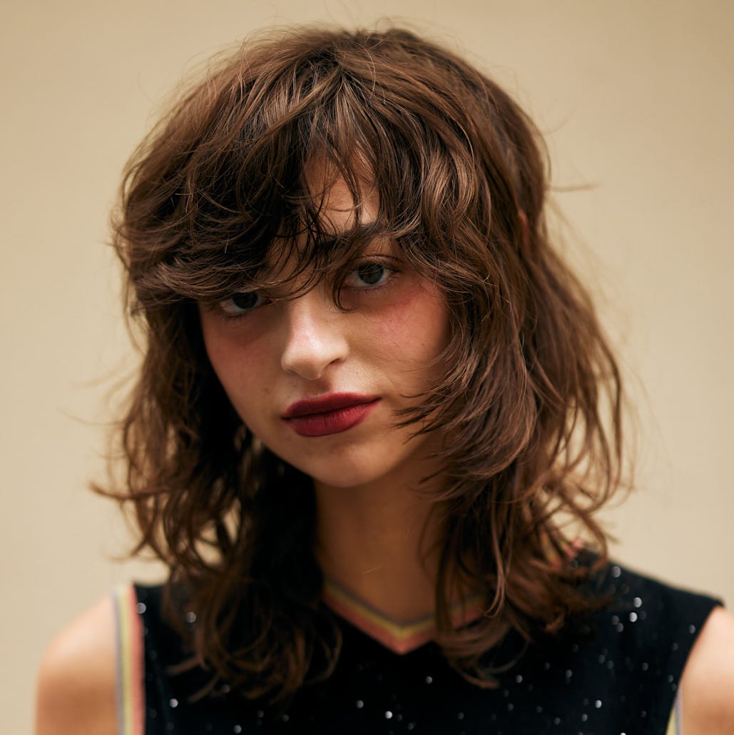 Textured Collarbone Wolf Cut No Bangs Textured Collarbone Wolf Cut No Bangs — Classy Wolf Cut Hair