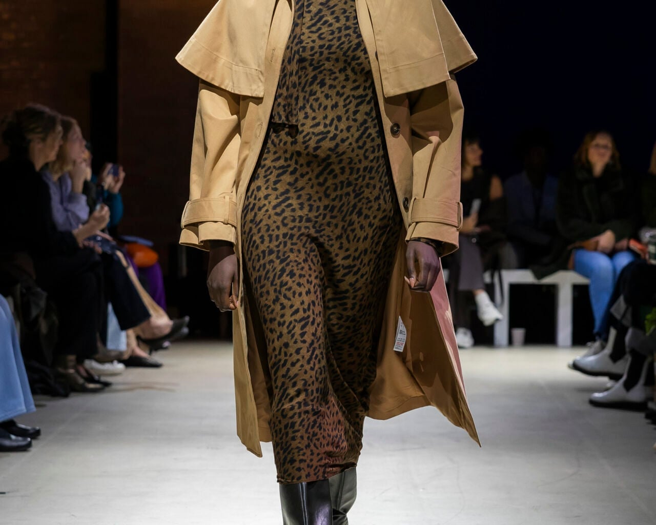Leopard Print Dress Under Trench Coat Leopard Print Dress Under Trench Coat — Classy Zoo Outfits