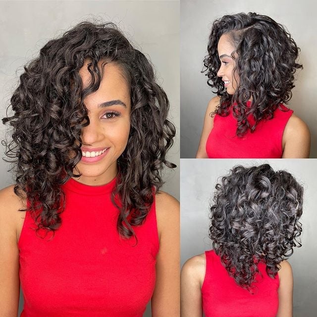 Mid-Back Thick Grey Curly Hair Mid-Back Thick Grey Curly Hair — Curly Hair Down Ideas
