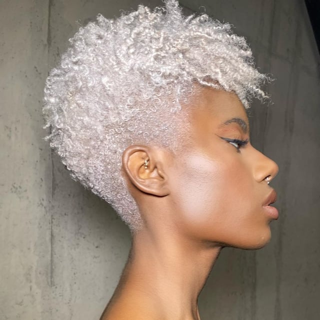 Short Ash Blonde Highlights On Dark Base Short Ash Blonde Highlights On Dark Base — Curly Hair Dye Styles