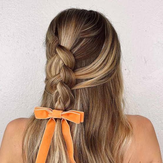 Mid Back Half Up French Braid — Cute Chic Hairstyles