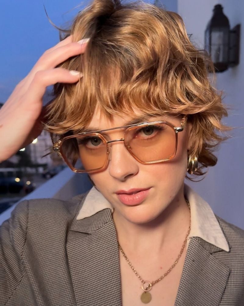 Textured Reddish Blonde Pixie Cut — Cute Chic Hairstyles