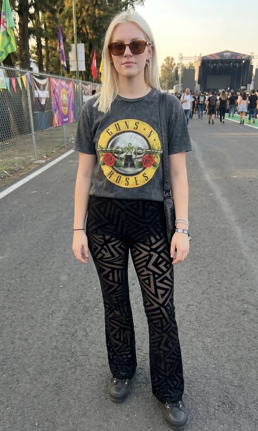 Velvet Pants and Cropped Top Concert Style Velvet Pants and Cropped Top Concert Style — Cute Concert Outfit Inspo