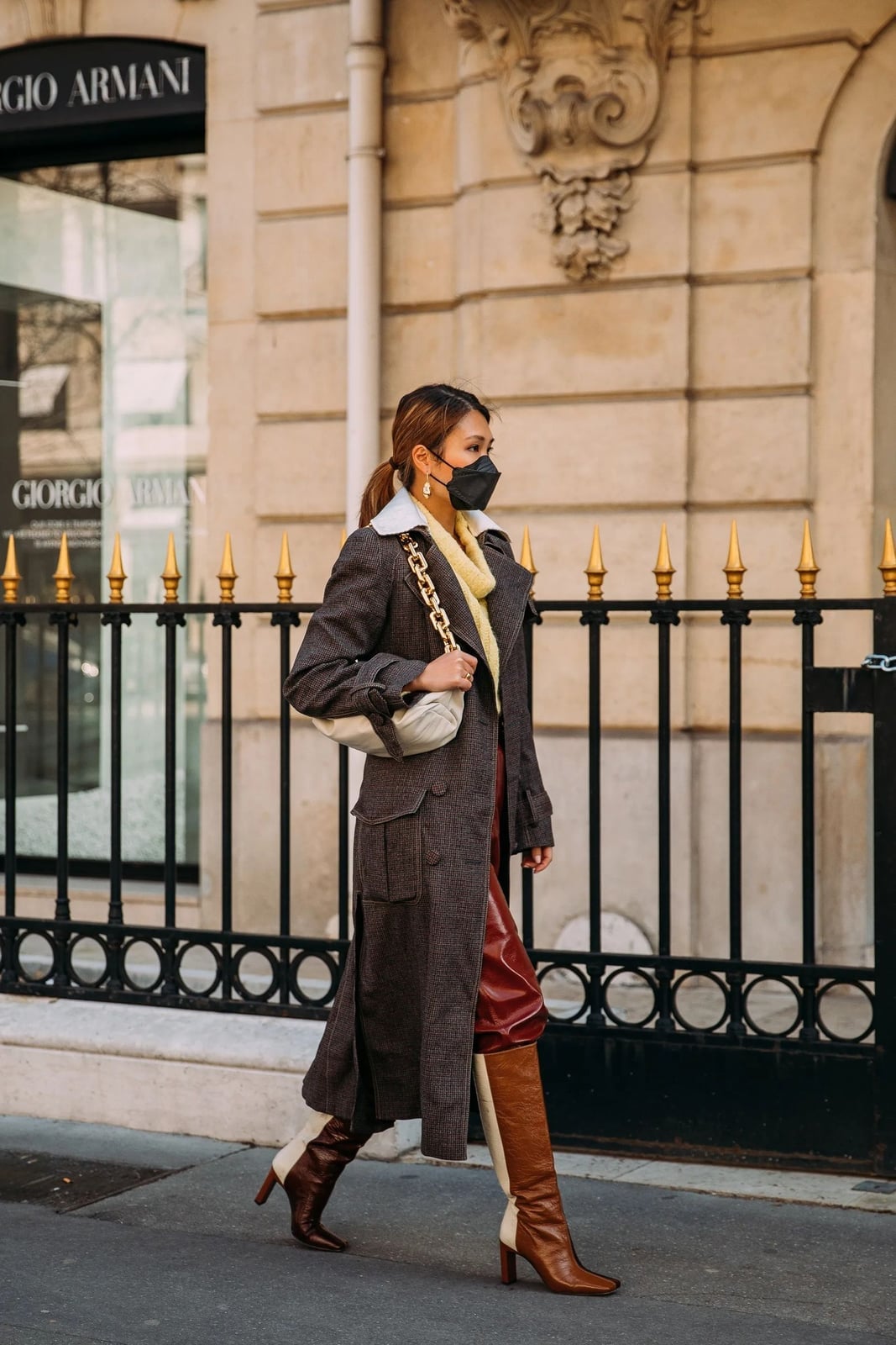 Bright Blue Textured Wool Coat Street Style — Cute Cute Outfits