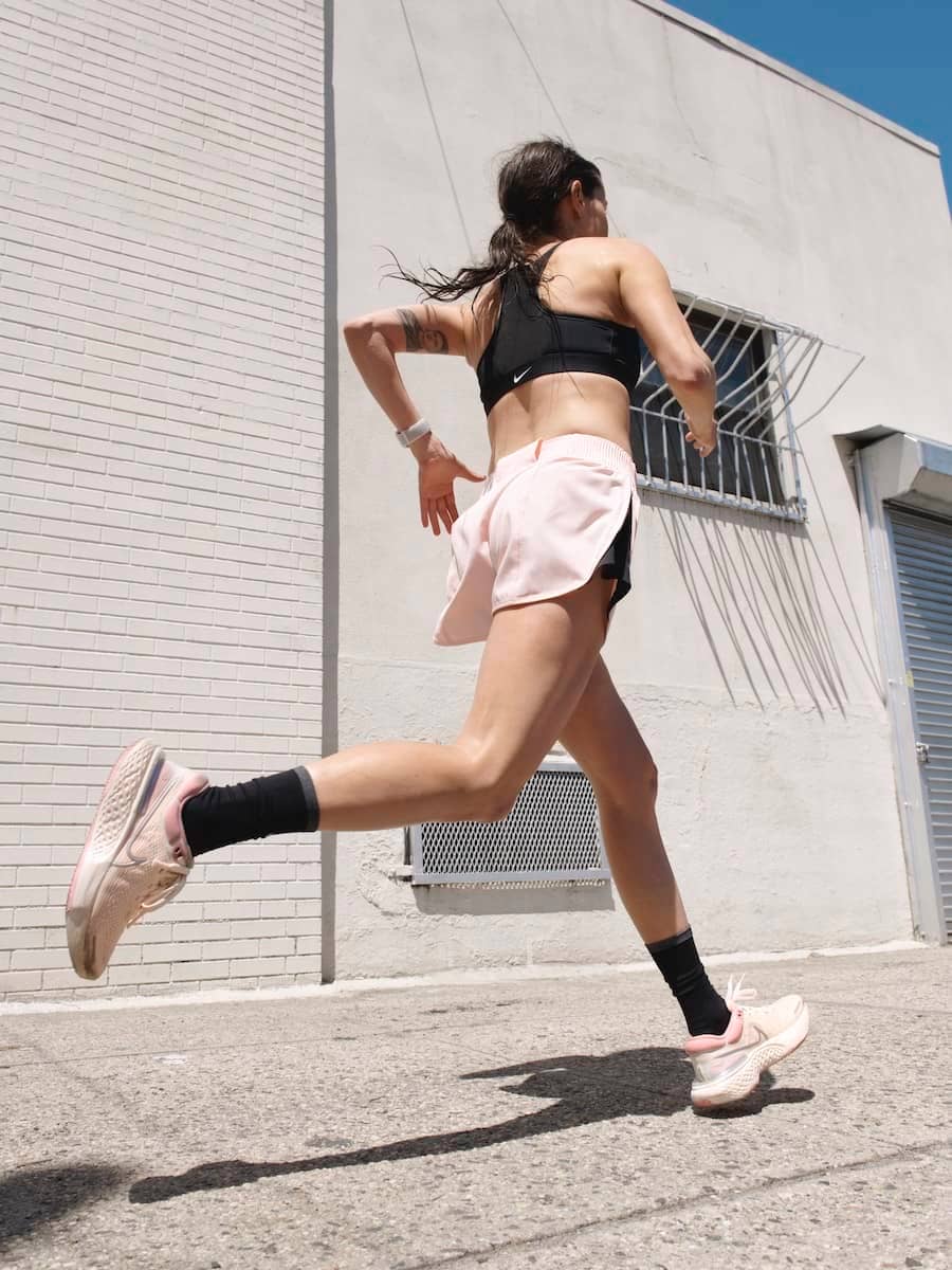 Black and Pink Athletic Shorts Outfit — Cute Running Outfits