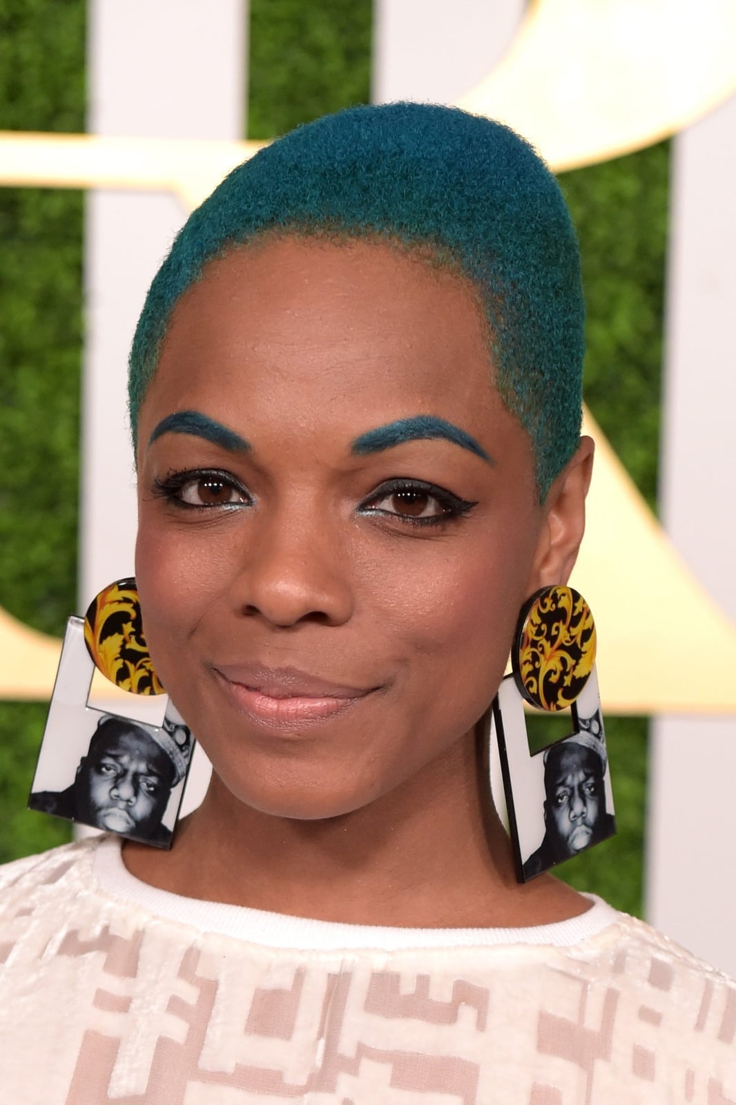 Short Slicked Back Hair In Vibrant Teal Short Slicked Back Hair In Vibrant Teal — Dye Hair Inspiration