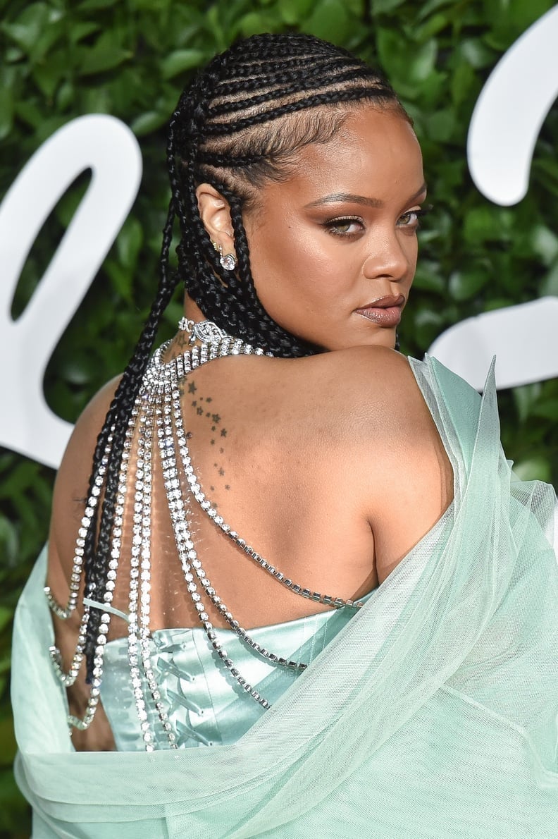 Back View Cornrows With Decorative Braids — Easy Braided Hairstyles Natural Hair