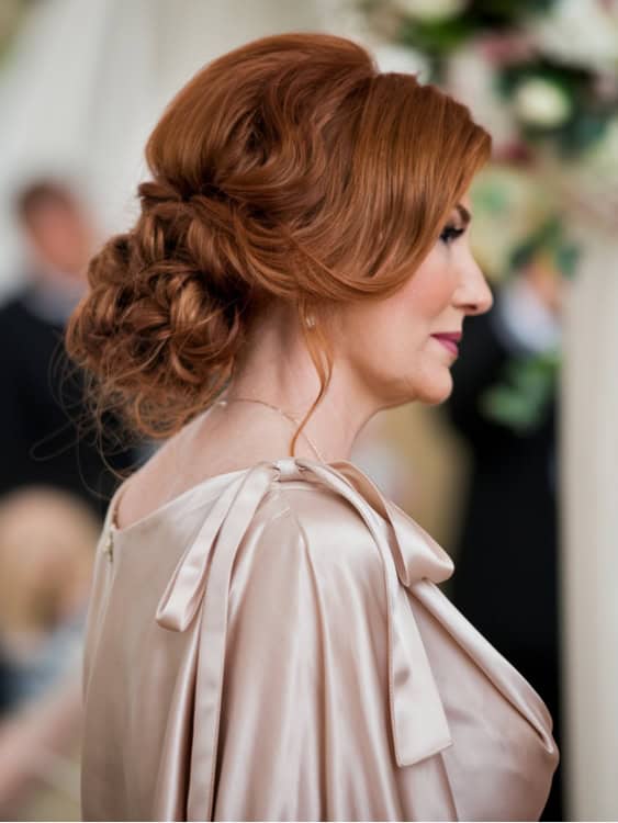 Messy Updo With Face-Framing Pieces — Easy Wedding Hairstyles for Long Hair