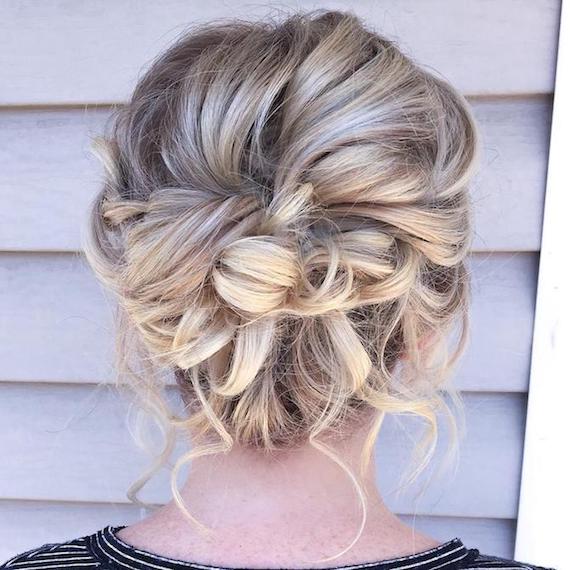 Romantic Loose Updo With Soft Curls — Easy Wedding Hairstyles for Long Hair