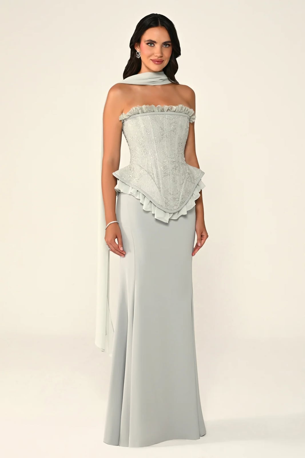 Elegant Evening Dress Corset Gown — Elegant Corset Dresses