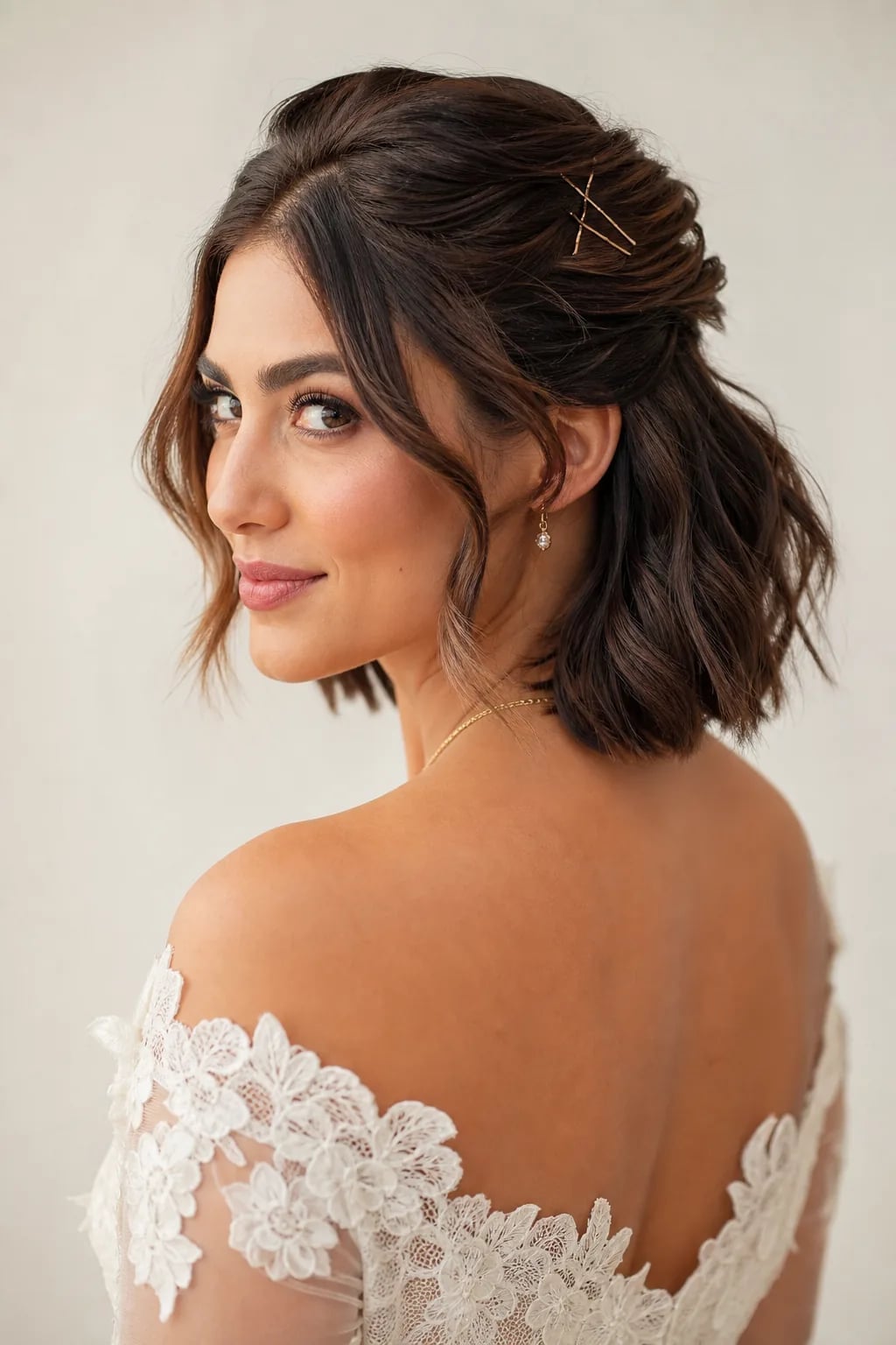 Dark Brown Bob With Curtain Bangs Updo, Reaching The Collarbone Dark Brown Bob With Curtain Bangs Updo, Reaching The Collarbone — Elegant Short Hair Hairstyles