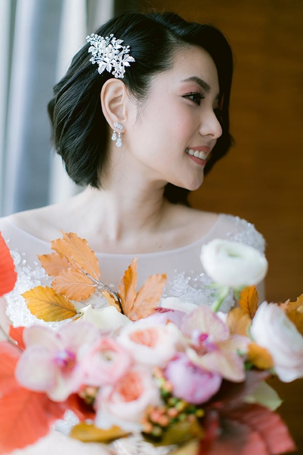 Elegant Chin Length Bridal Bob Elegant Chin Length Bridal Bob — Elegant Short Hair Hairstyles