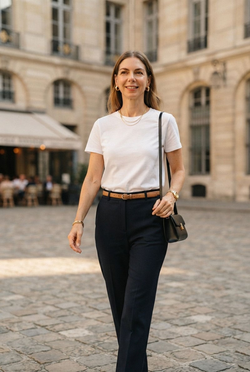 How to Style a Basic T-Shirt for a Polished Look – FashioneDitorDaily