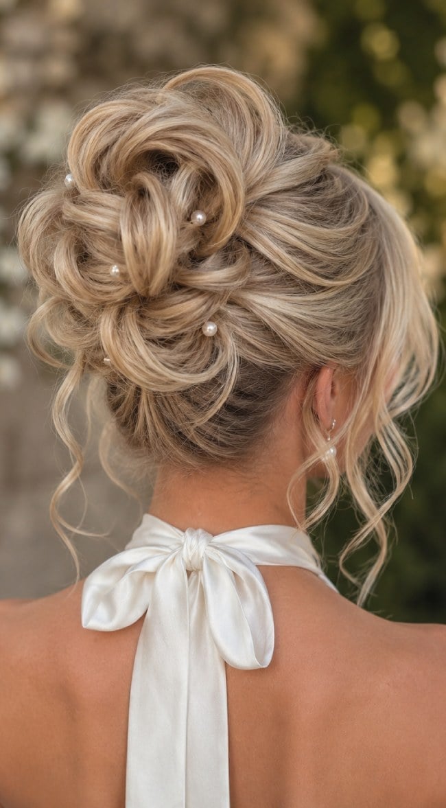 Romantic Textured Bun With Loose Tendrils — Elegant Updo Inspo