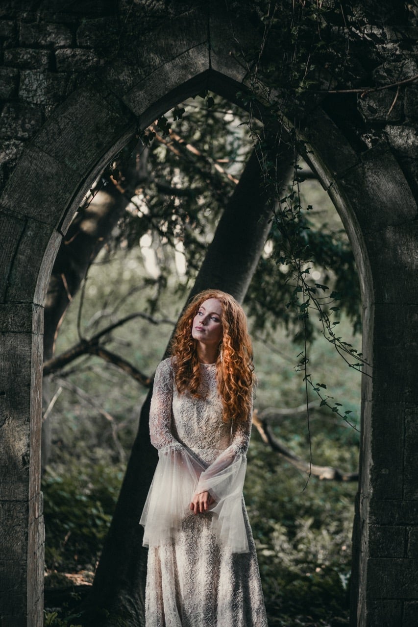 Ivory Lace Dress with Sheer Sleeves Ivory Lace Dress with Sheer Sleeves — Ethereal Dress Ideas