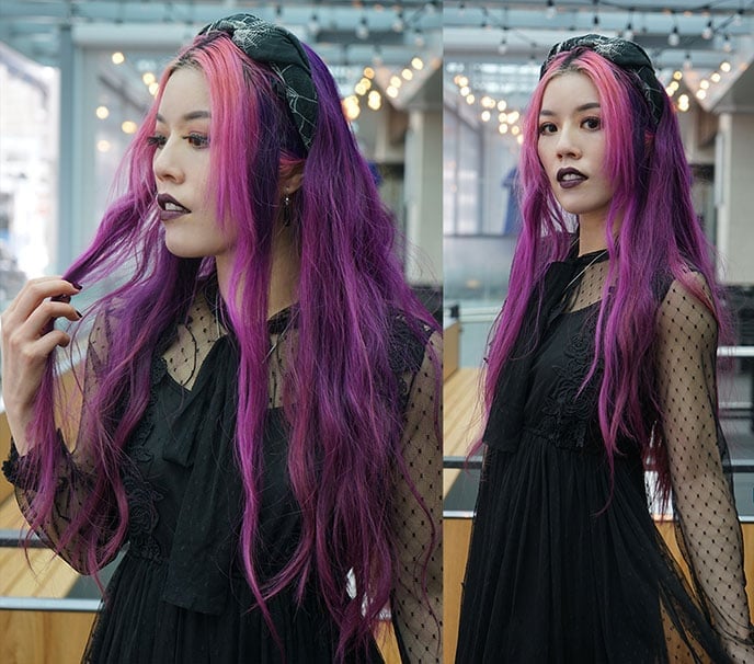 Sheer Dress with Lace and Mesh Details — Goth Style Ideas