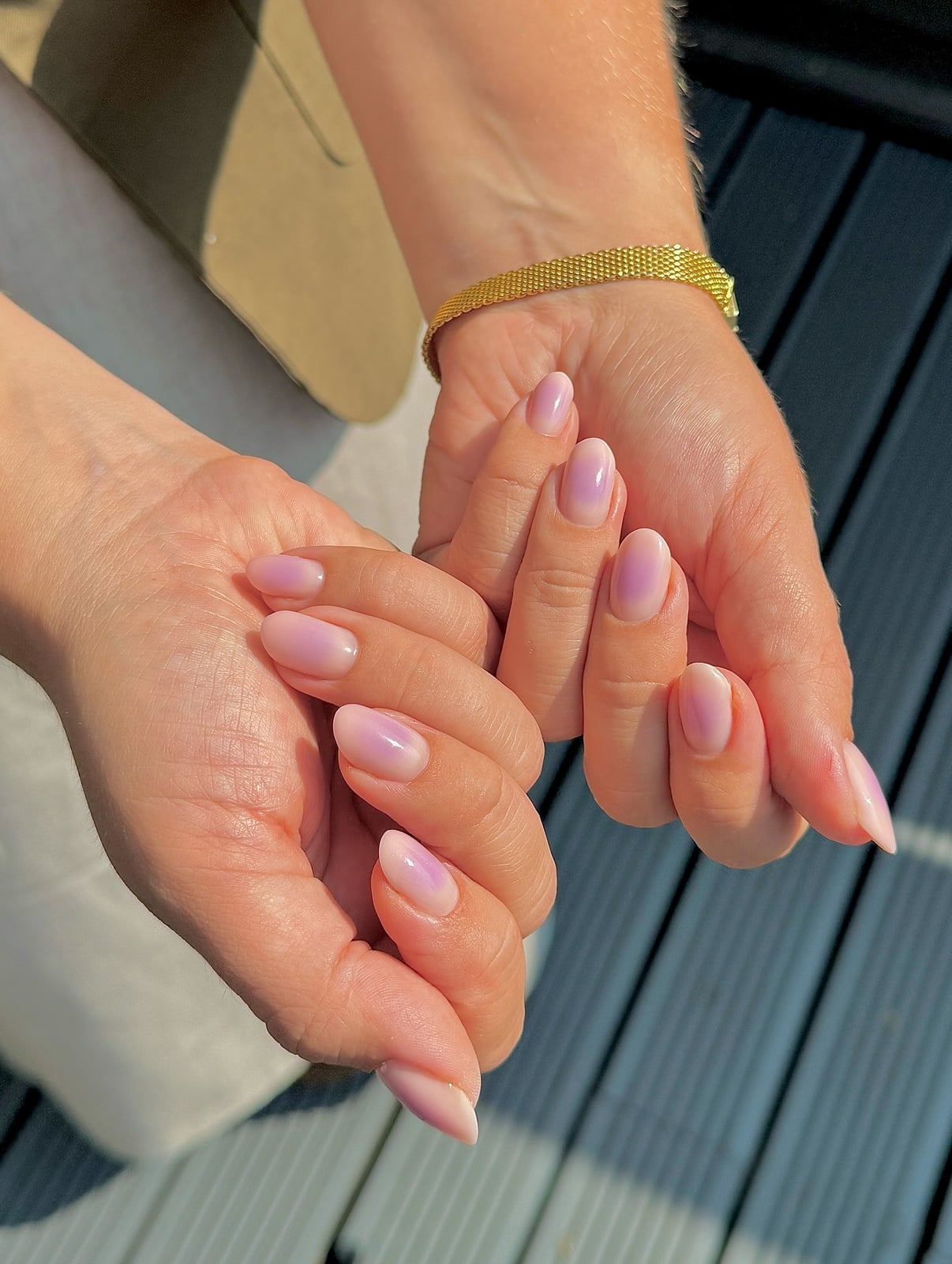 Soft Pink Light Purple Medium Oval Gradient Soft Pink Light Purple Medium Oval Gradient — Gradient Nail Ideas