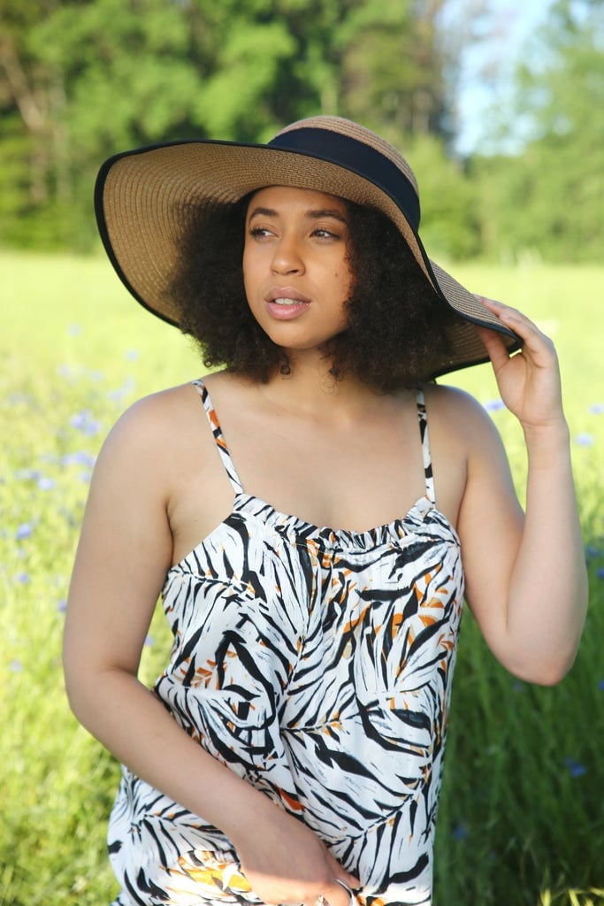 Shoulder-Length Dark Brown Waves With Highlights — Hair Ideas with Hat