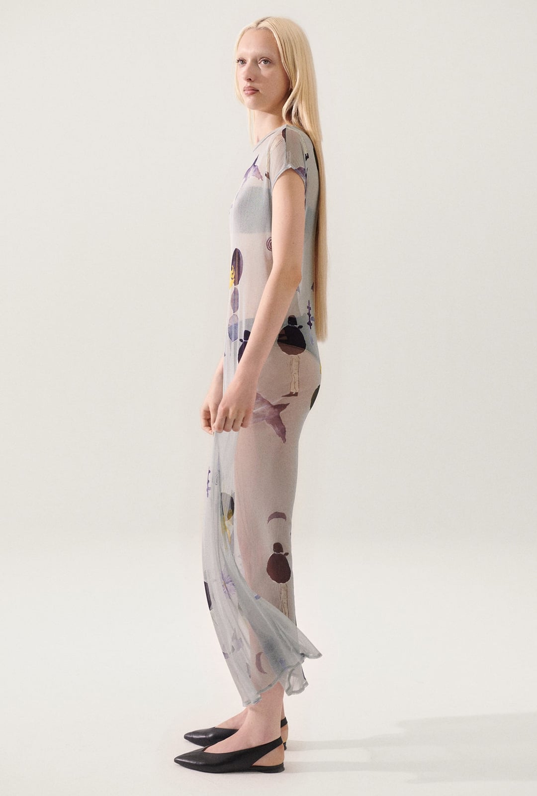 Printed Sheer Mesh Maxi Dress Printed Sheer Mesh Maxi Dress — Mesh Dress Ideas