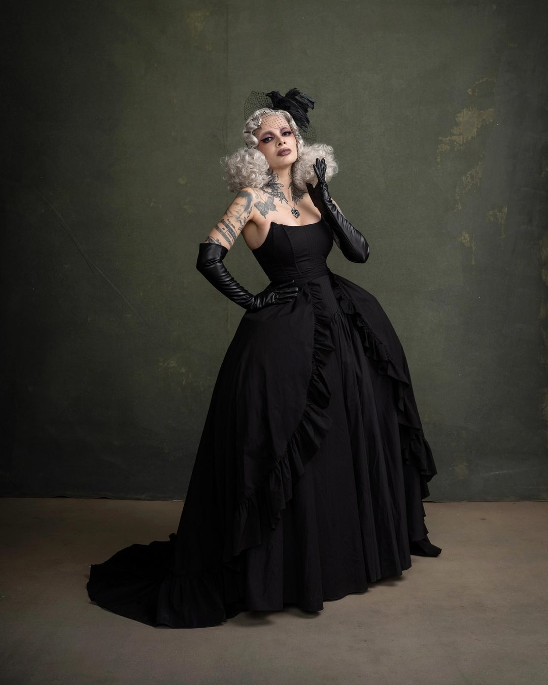 Voluminous Black Gothic Dress Voluminous Black Gothic Dress — Modern Victorian Dresses