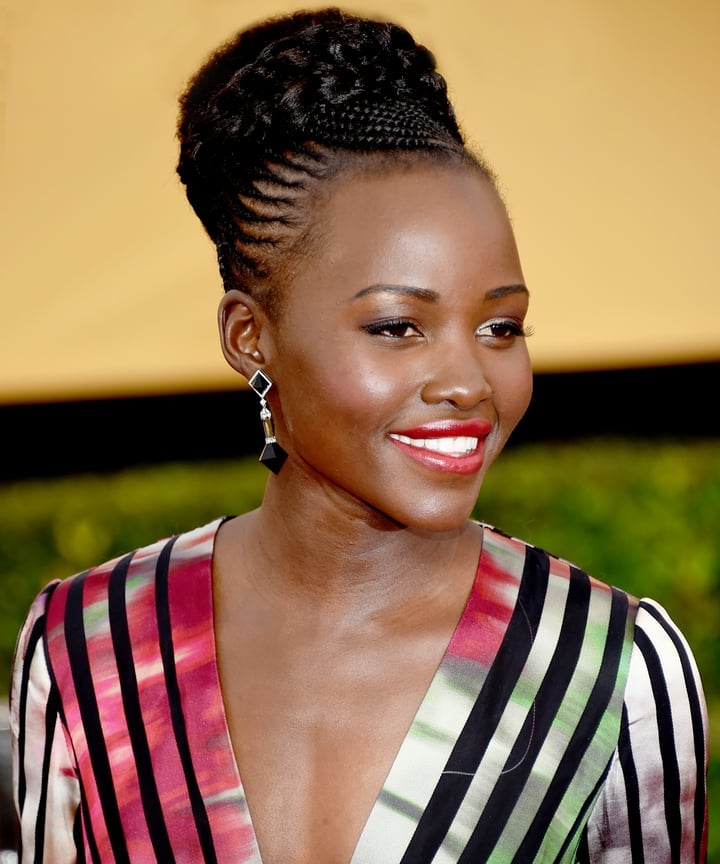 Braided Cornrows Into Crown Bun — Natural Bun Ideas