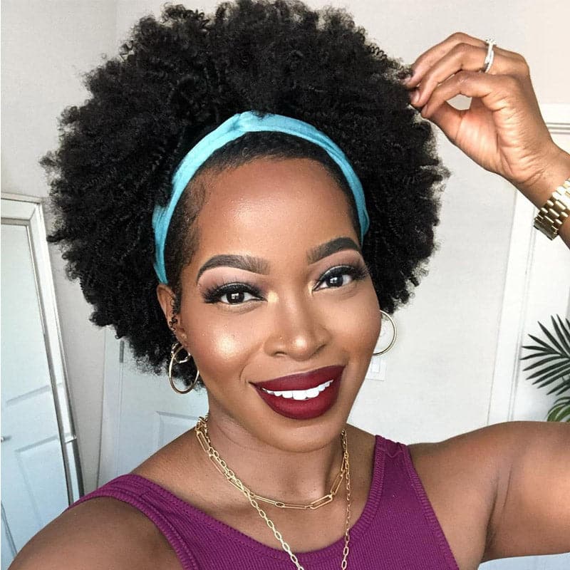 Voluminous Afro With Headband — Natural Hair Black Women Styles