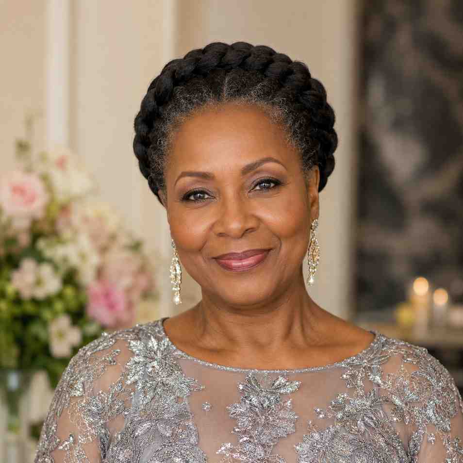 Elegant Braided Crown — Natural Hair Black Women Styles