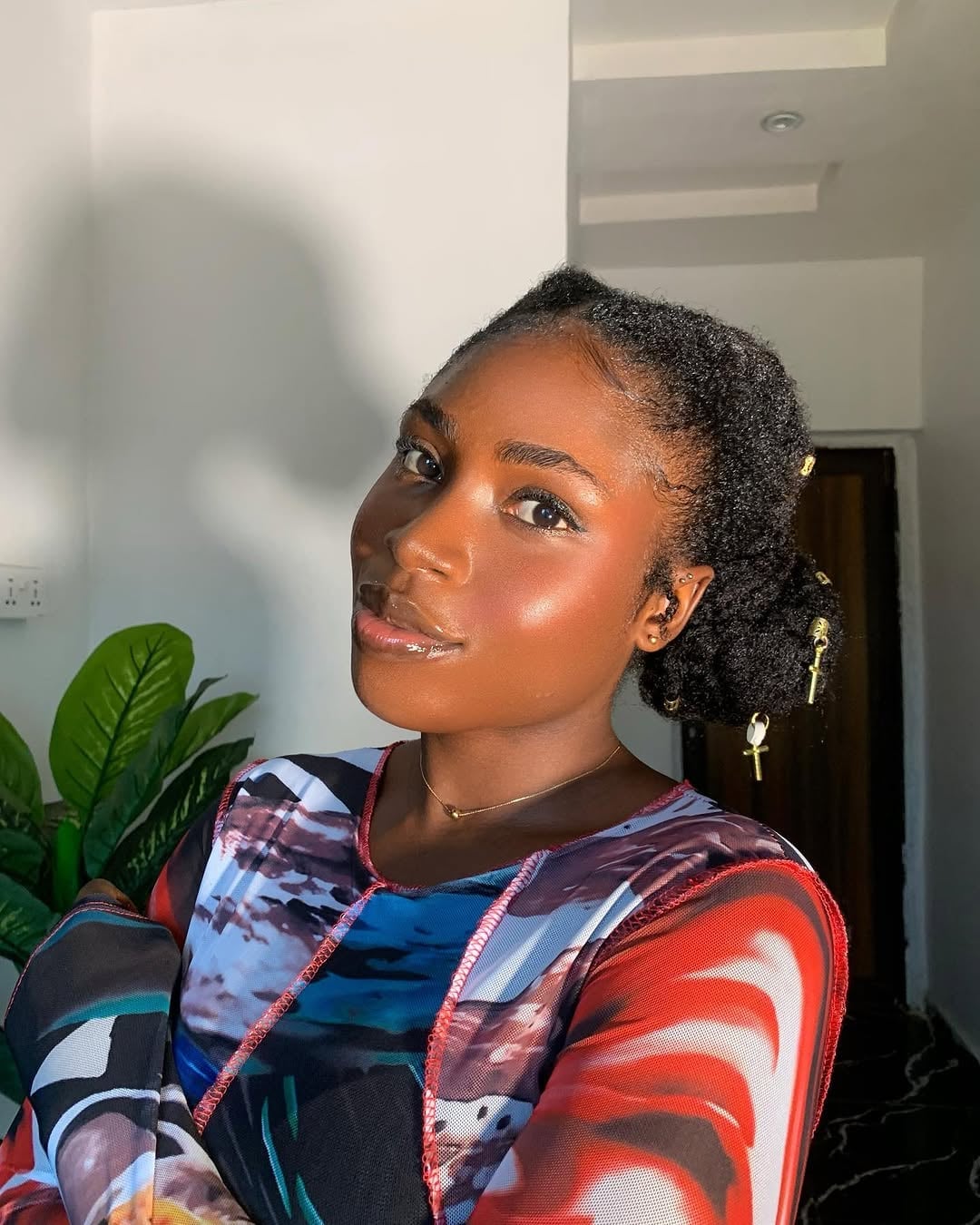 Textured Bob With Side Bangs — Natural Hair Black Women Styles