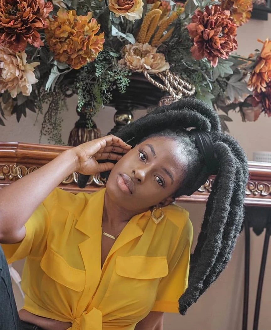 Textured Buns Updo — Natural Hair Black Women Styles
